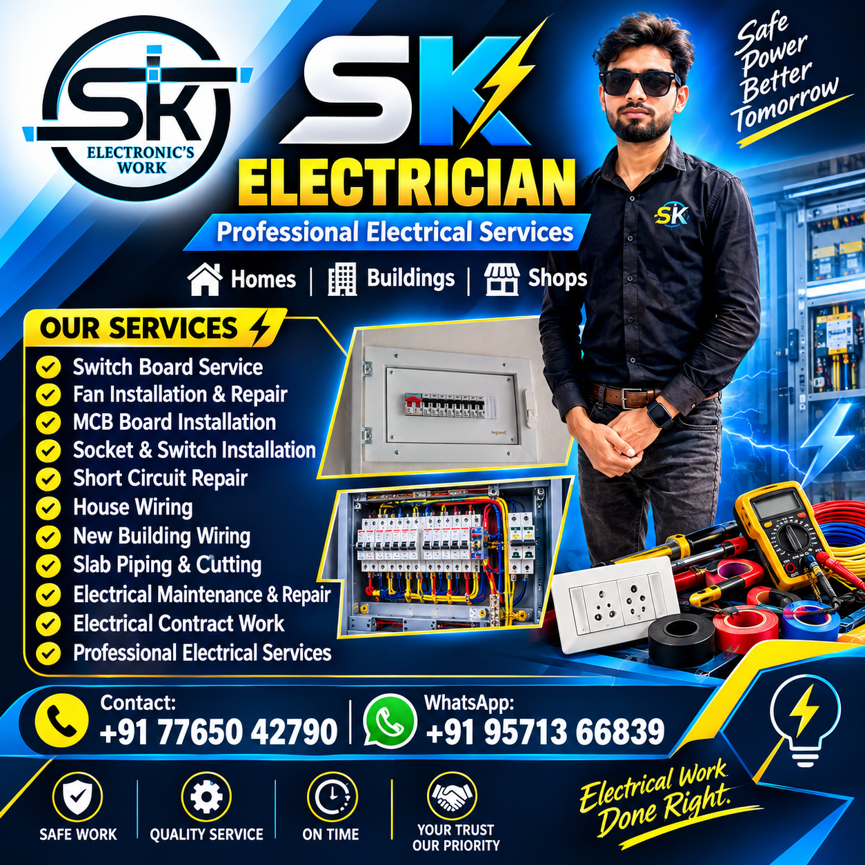 electrician Worker in Hyderabad